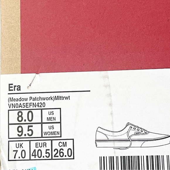 VANS ERA Meadow Patchwork NEW - Picture 12 of 12